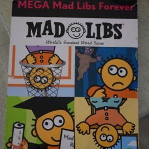 Vintage Mad Lib Mega Book w/ approx 115 pages, 230 puzzles *